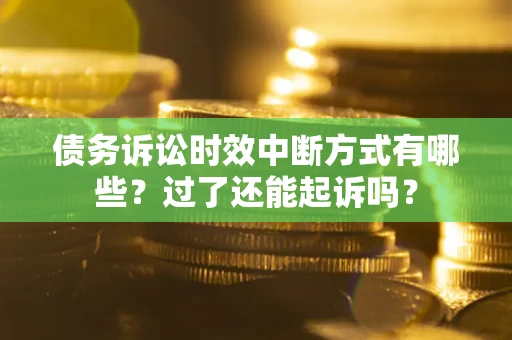 北京债务诉讼时效中断方式有哪些？过了还能起诉吗？