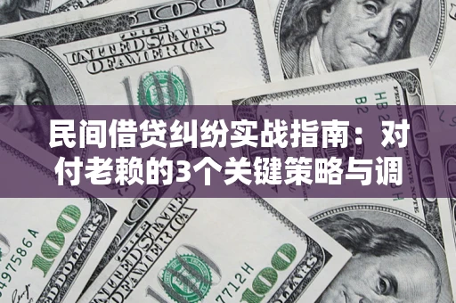 北京民间借贷纠纷实战指南：对付老赖的3个关键策略与调解盲区解析